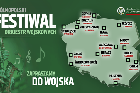 Zapraszamy do wojska - Ogólnopolski Festiwal Orkiestr Wojskowych